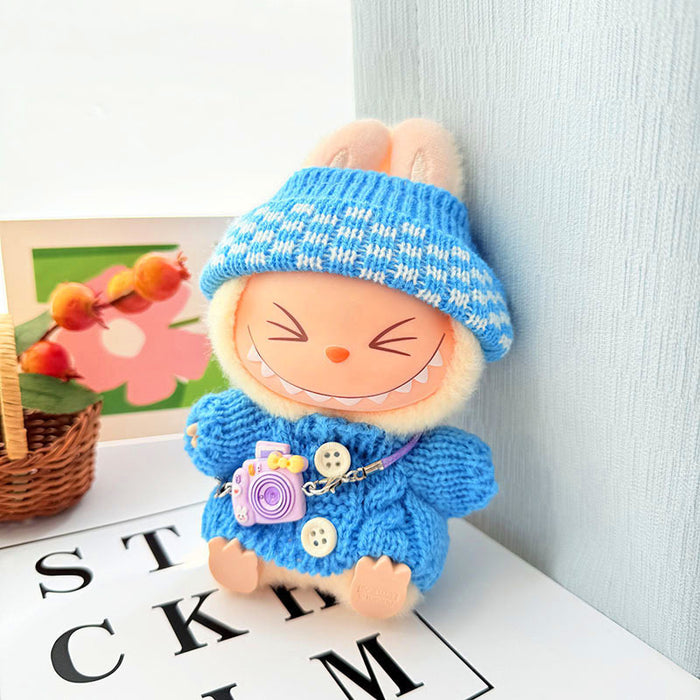 Wholesale Keychain  Clothes Pendant  Doll Bear Label Hat Sweater Suit