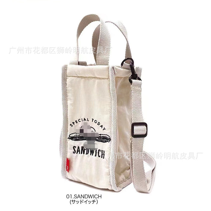 Wholesale New Dog Handbag Cute Cartoon Water Cup Bag Diagonal Cross Handbag Embroidered Portable Cup Cover Bag