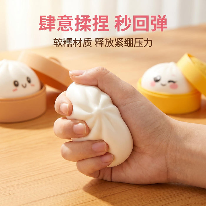 Wholesale Trendy Vinyl Steamed Bun Squeeze Toy - Stress Relief for Youth