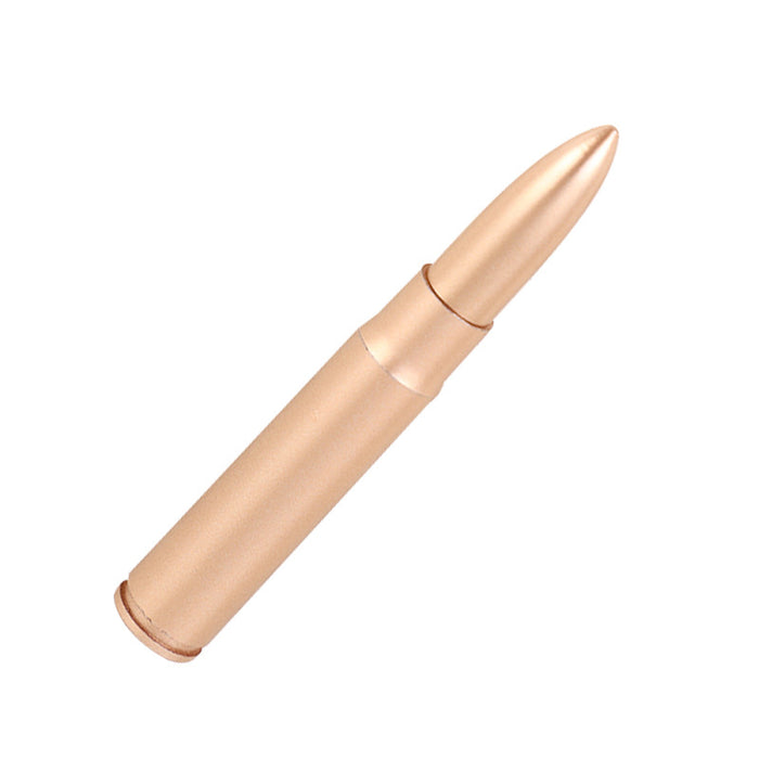 Wholesale Creative Vintage Bullet-shaped Ballpoint Pen Realistic Bullet Weapon Blue Atomic Pen Student Award Office Culture