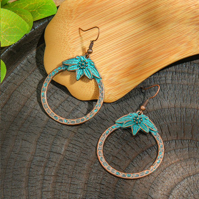 Wholesale Vintage Ethnic Geometric Earrings Fashion Jewelry Accessory MOQ≥2