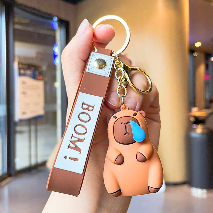 Wholesale PVC Cartoon Cute Keychain JDC-KC-LeZi024