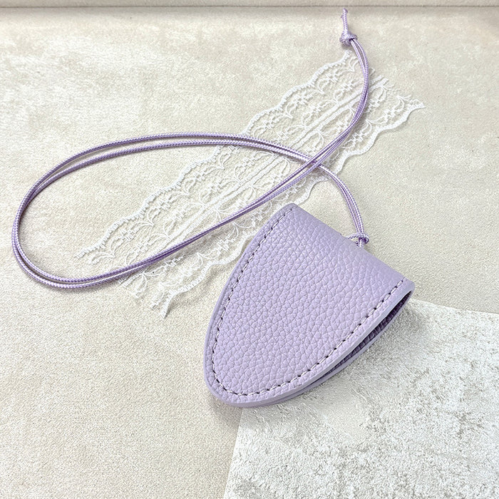 Wholesale Color PU Leather Magnetic Neck Glasses Bag Necklace Sunglasses Glasses Holder