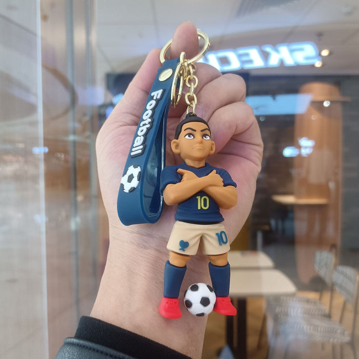 Wholesale Cartoon Football Commemorative Keychain