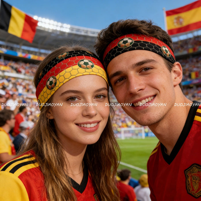 Wholesale Polyester Sports Headband World Cup Fan Headwear