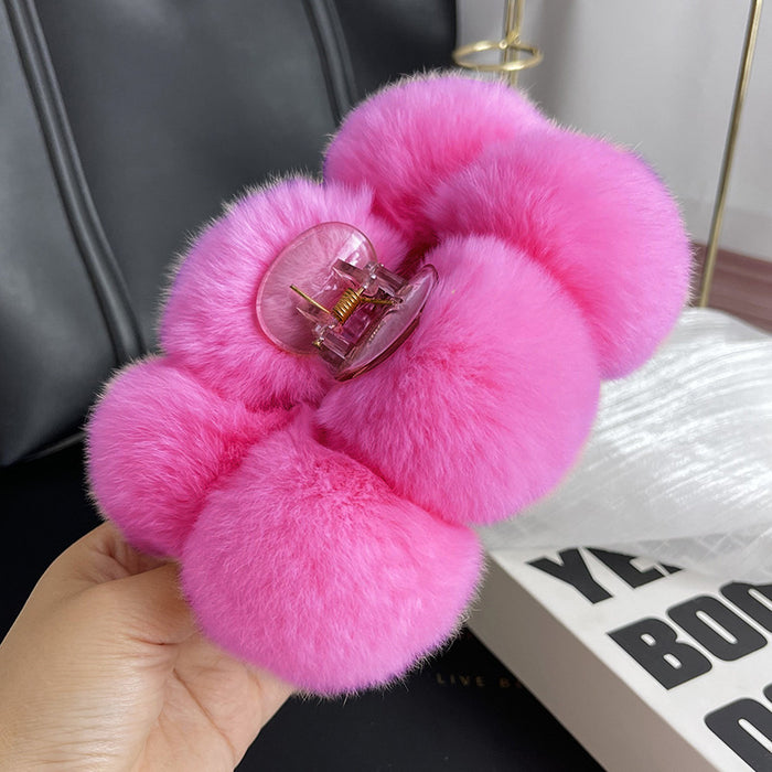 Wholesale Plush Hairpin JDC-HC-SNSB003