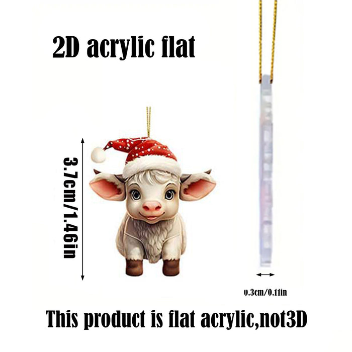 Wholesale Christmas Blind Box Creative Box Packaging Acrylic Cartoon Pendant Blind Box