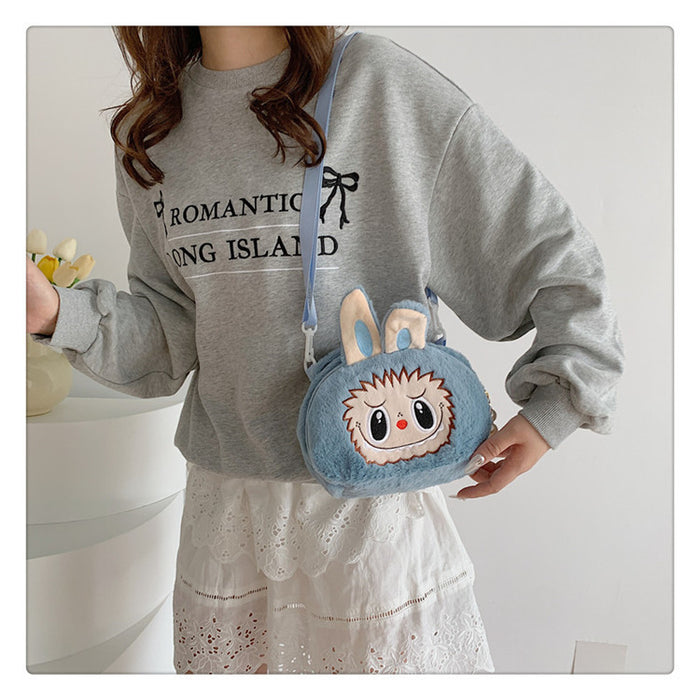 Wholesale Rabbit Doll Stuffed Cartoon Shoulder Bag Girls Gift Crossbody