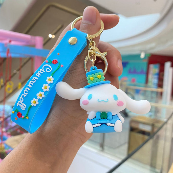 Wholesale Cartoon Silicone Anime Keychain JDC-KC-PengYu045