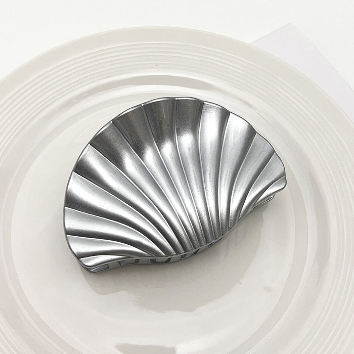 Wholesale Grab clip women's light luxury style personalized hair clip fan-shaped disc hair shark clip hair clip headband