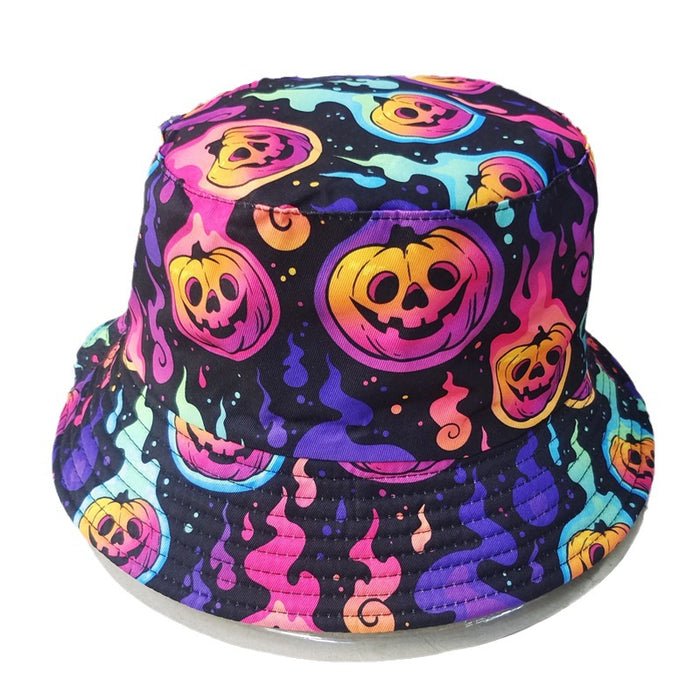 Wholesale Cartoon Print Cotton Bucket Hat JDC-FH-BoD017