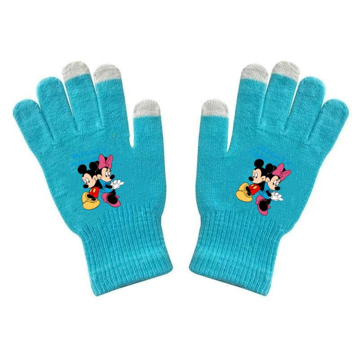 Wholesale Warm and versatile printed knitted gloves