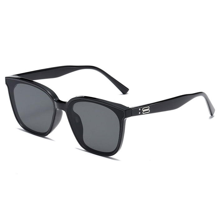 Wholesale Square sunglasses, high-end light colored sunglasses, summer sun shading retro sunglasses