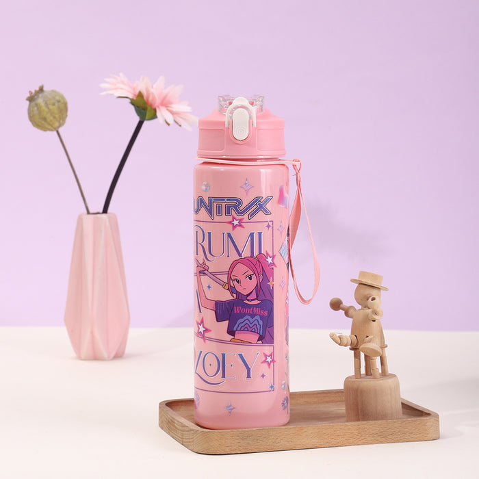 Wholesale Kpop cute cartoon large capacity plastic Tumblers