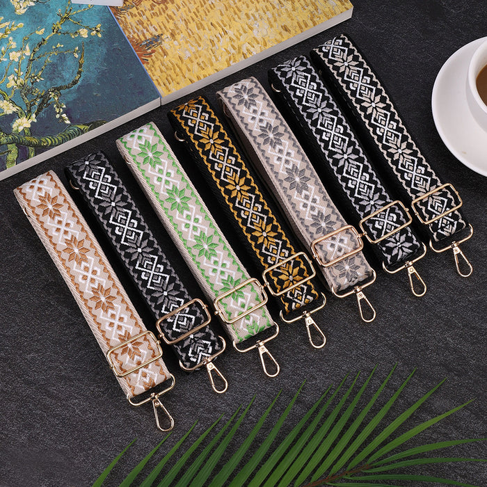 Wholesale DIY Simple Ethnic Style Polyester Wide Bag Belt JDC-BS-HuLi003