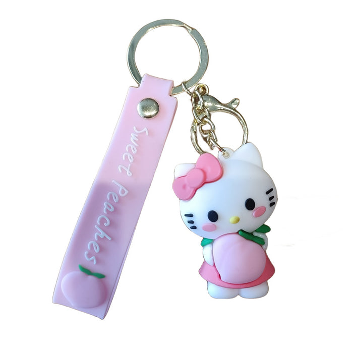 Wholesale Cute 3D Doll Silicone Keychain JDC-KC-MingT134