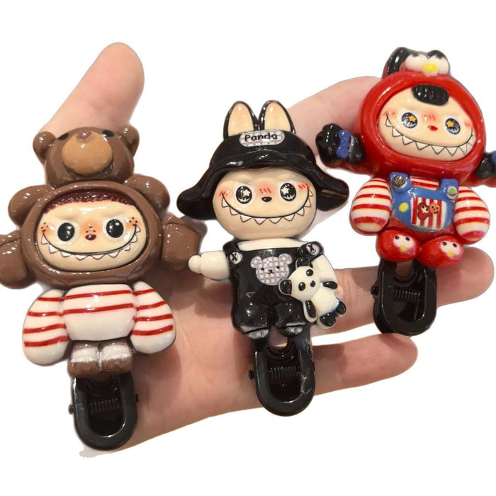 Wholesale Cartoon dress  hair clip  side clip