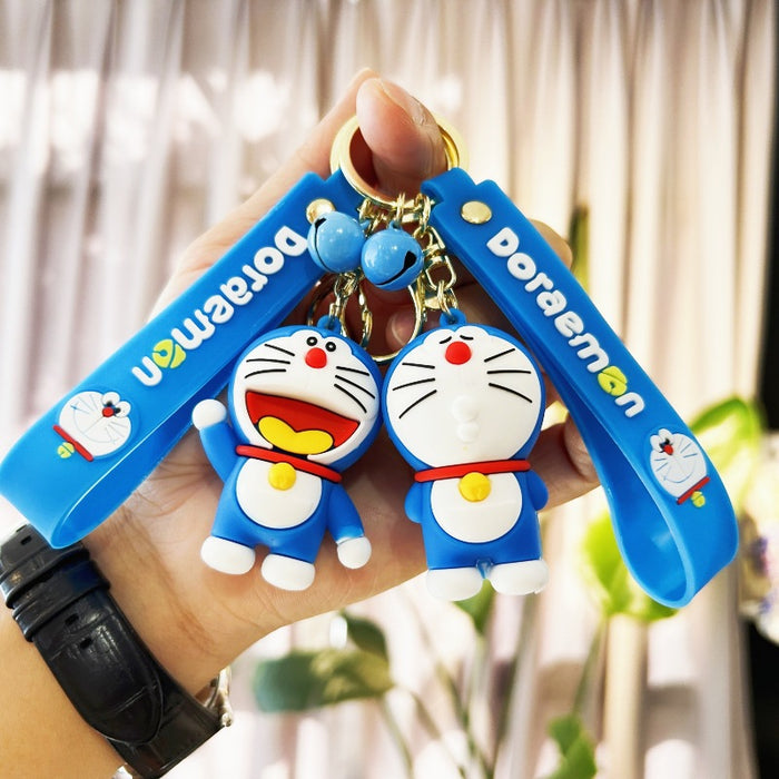 Wholesale Cute PVC Keychain Cartoon Bag Charm Car Key Accessory Gift