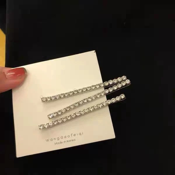 Wholesale Rhinestone Hairpin Top Clip Bangs Headwear Hairpin Clip Hair Accessories