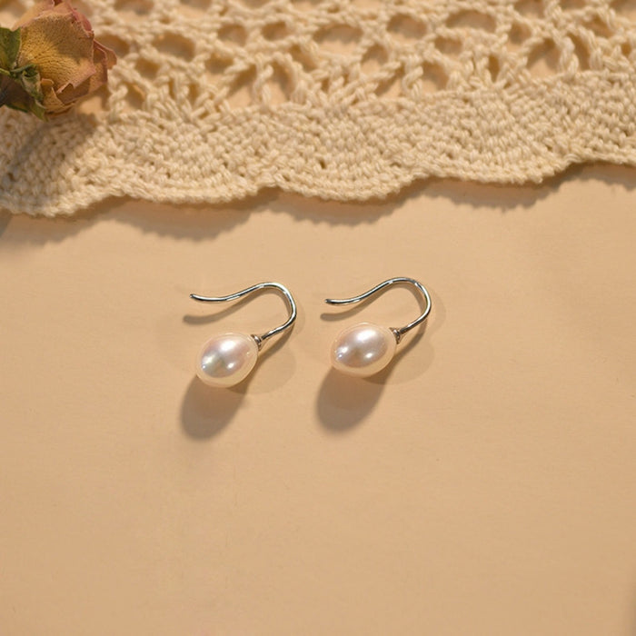 Wholesale Natural Freshwater Pearl Earrings Women's Earrings Design Trendy Women