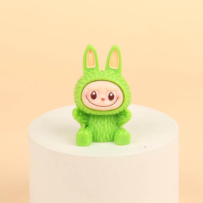 Wholesale Cute Resin Particle Solid Color Keychain Pendant