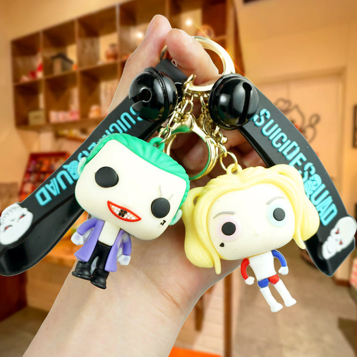 Wholesale Rubber Cartoon Doll Keychain JDC-KC-Yexiang013