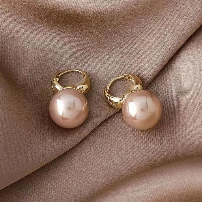 Wholesale simple pearl personality exquisite fashion buckle ear