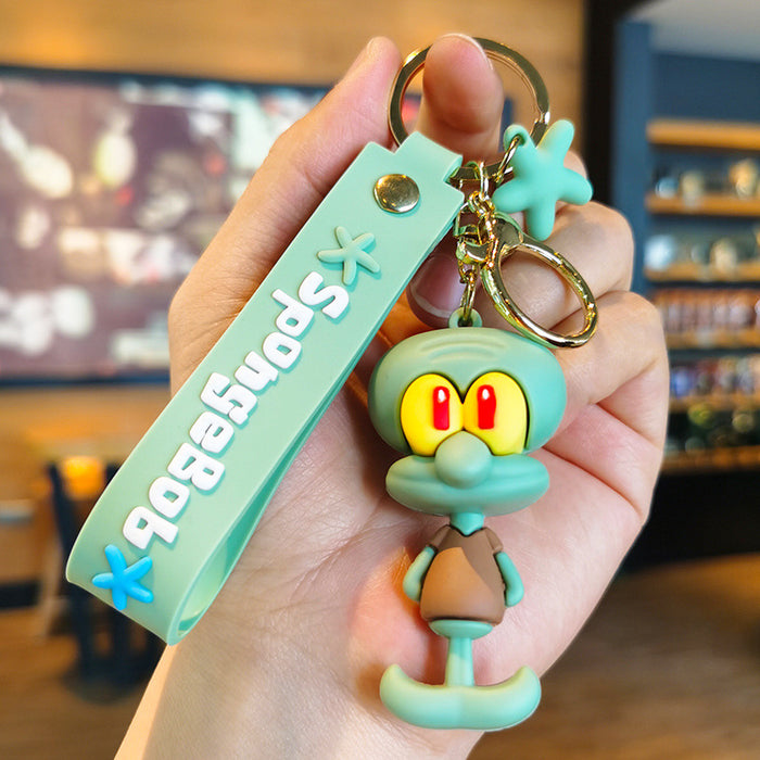 Wholesale Cartoon Doll Silicone Keychain JDC-KC-Tingm220