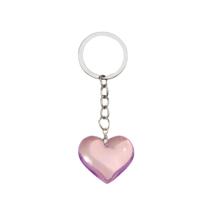 Wholesale 3D Glass Love Keychain JDC-KC-RongRui061