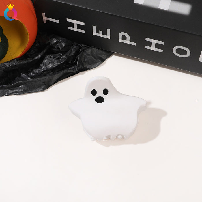 Wholesale Halloween Ghost Expression Pvc Hairpin JDC-HC-Yiyue002