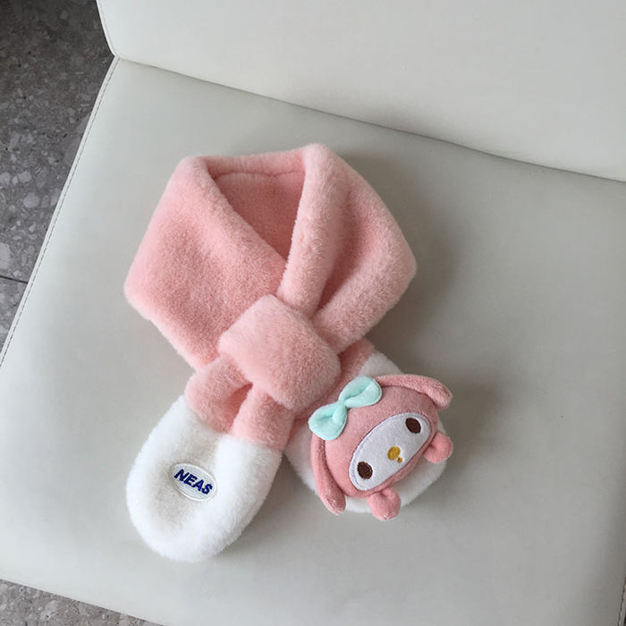 Wholesale Cute Cartoon Embroidered Children' s Scarves