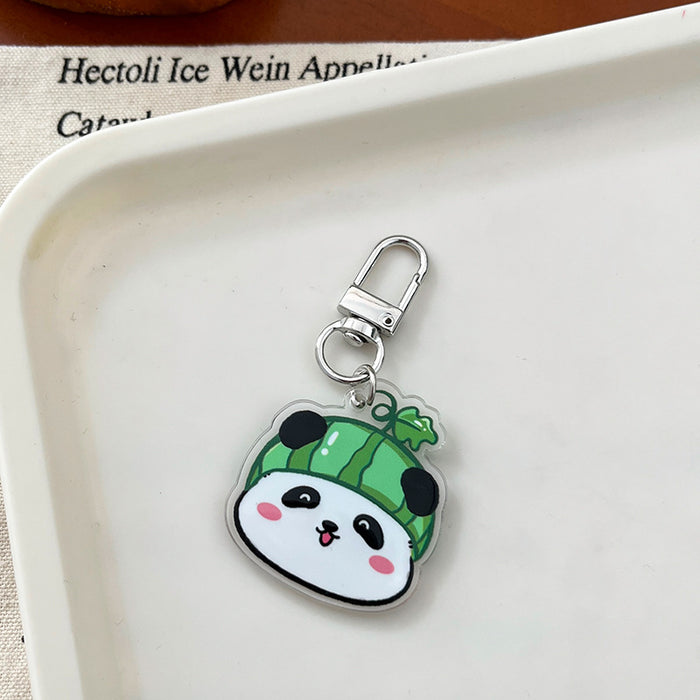 Wholesale  keychain cartoon cute pendant schoolbag bag acrylic pendant