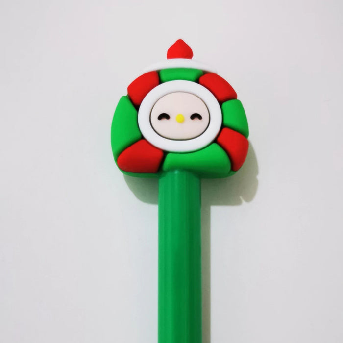 Wholesale Christmas gel pen carbon pen primary school student gift prize Christmas stationery gift water pen