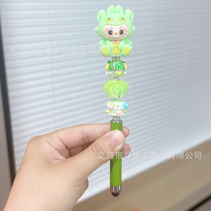 Wholesale DIY Cute Beaded Pen for Mobile Phones and Tablets Touch Screen Gel Ballpoint Pen