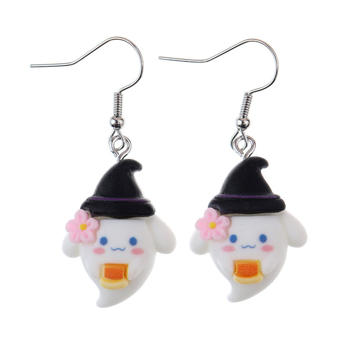 Wholesale Halloween Dark Funny Cartoon Earrings JDC-NS-NiQing004