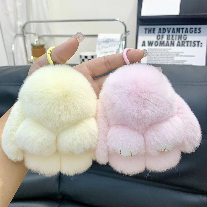 Wholesale  Fur Plush  Key Chain Pendant Plush Doll Bunny Bag Pendant Plush Doll