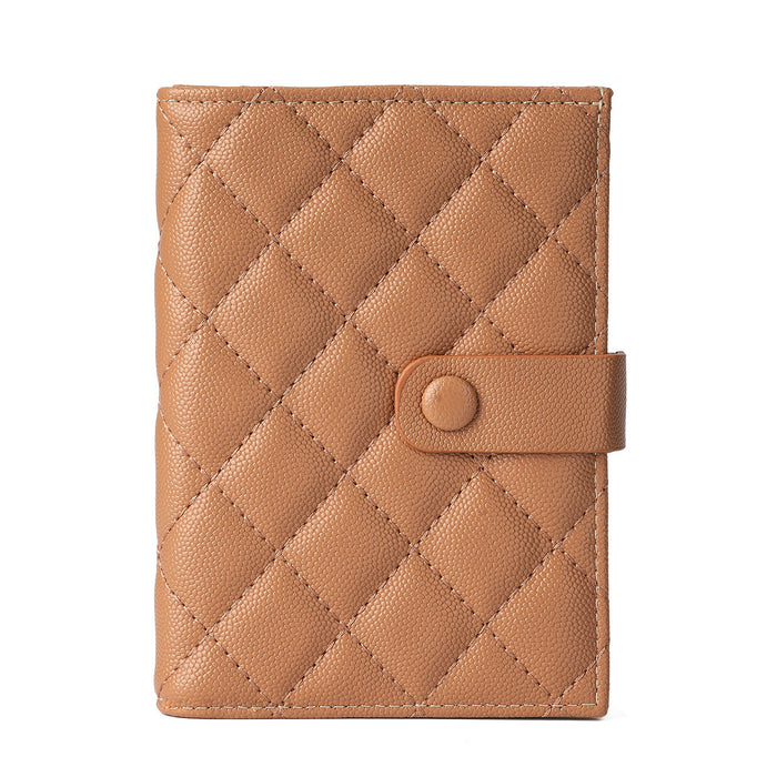 Wholesale Chic Style Black PU Passport Holder Wallet for Women Fashion Accessory Gift