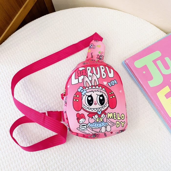 Wholesale Children' s Chest Bag Cartoon Cute Small Backpack Kindergarten Crossbody Bag Outdoor Coin Purse