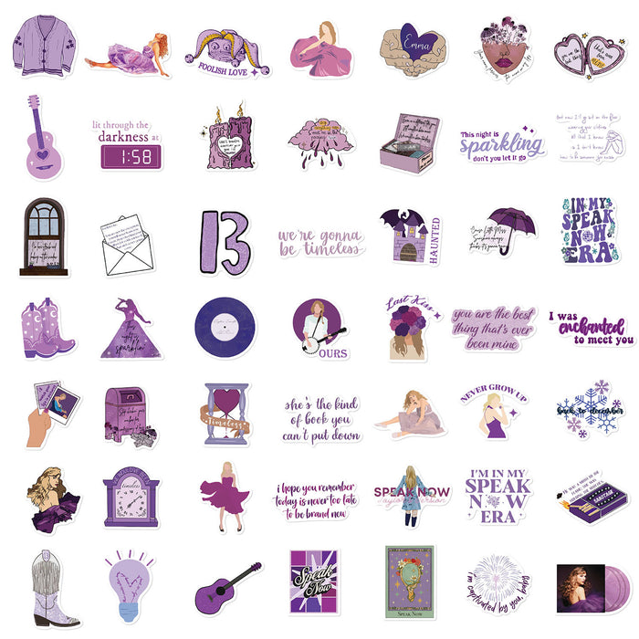 Wholesale 50pcs/set Creative Sticker Decoration JDC-ST-LeT005