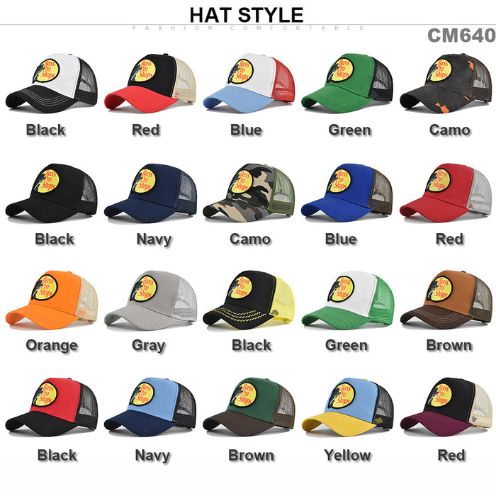 Wholesale Embroidered baseball cap peaked cap curved brim sun hat