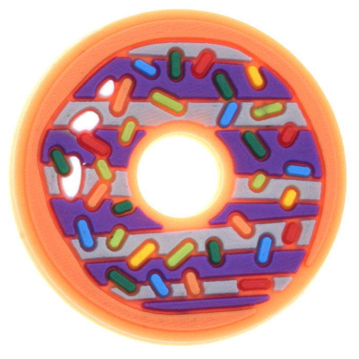 Wholesale 100pcs PVC Cartoon Donut DIY Shoe Buckle JDC-SC-RYY016