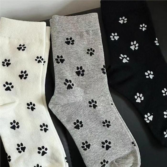 Wholesale Cute Socks, Fashionable Design, Claw Middle Socks, College Style, Versatile Stacking Socks