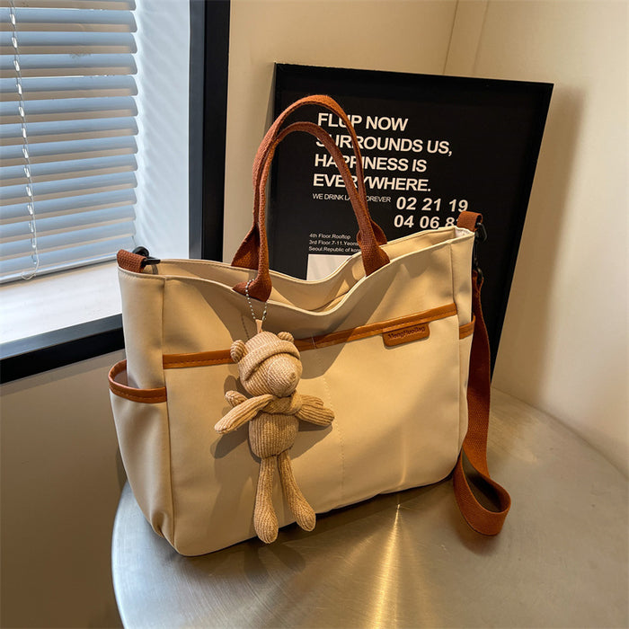 Wholesale tote waterproof outing lightweight crossbody bag canvas bag