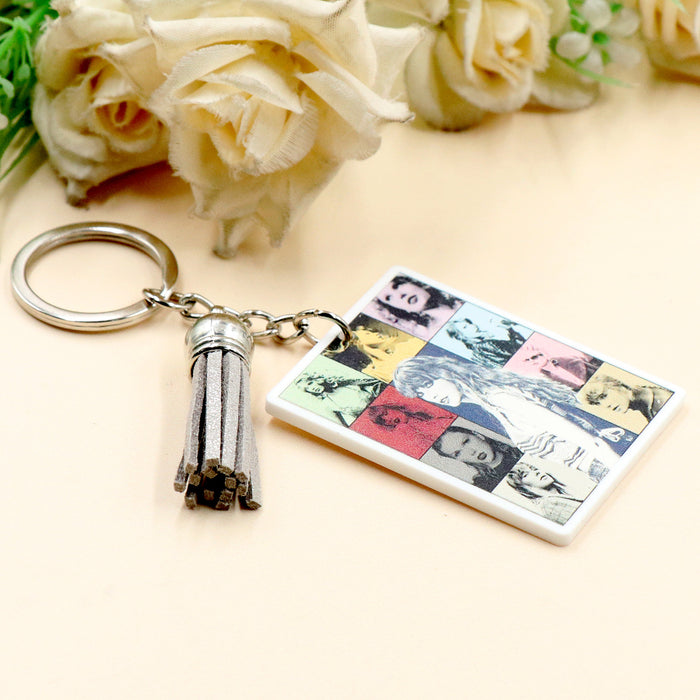 Wholesale Retro Concert Acrylic Keychain JDC-KC-XYan006