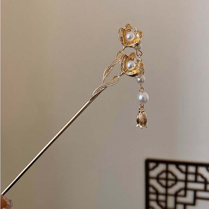 Wholesale Flower hairpin design, niche design, retro outfit, matching accessories