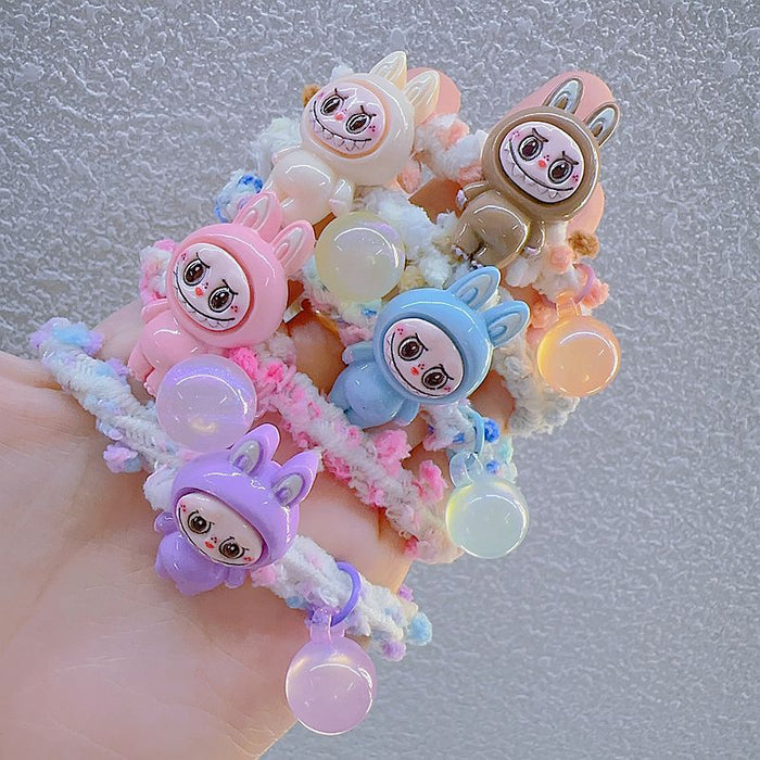 Wholesale Cartoon Cloth Towel Ring Rubber Ring Hairpin BB Clip Hair Accessories