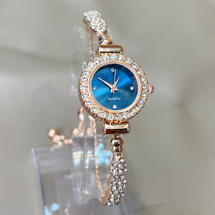Wholesale bracelet watch ladies quartz watch fashion alloy diamond snake watch