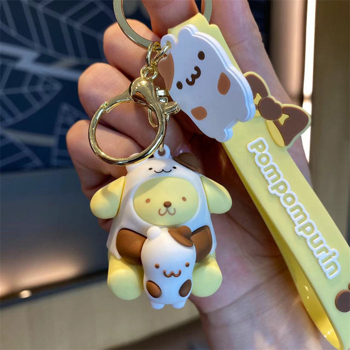 Wholesale Cartoon Doll Silicone Keychain JDC-KC-MingT059