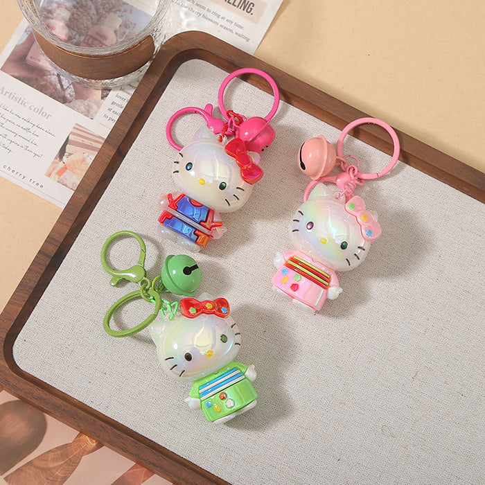 Wholesale New Keychain Creative Soft Rubber Cartoon Anime Cute Bag Pendant Car Keychain Gift