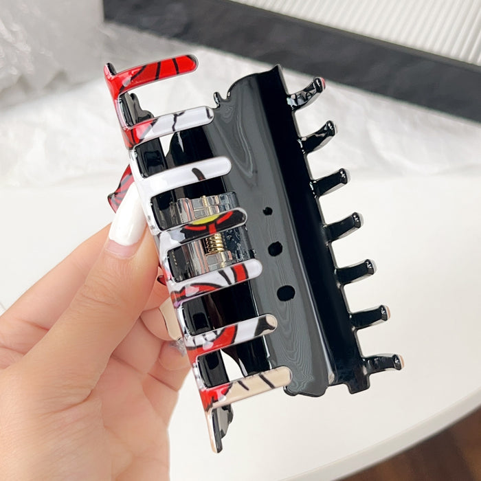 Wholesale New Cross-Border Hot-Selling  Hairpin Funny Ghost Face Hair Claw Ghost Face Horror Niche Design Holiday Dress Hair